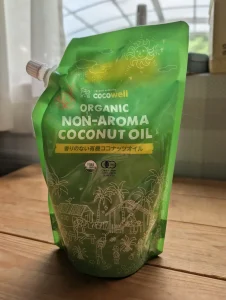 ココウェルの有機ココナッツオイル（香りのない無香タイプ・USDA/有機JAS認証）