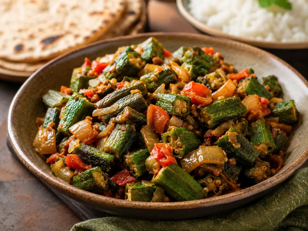 インド料理のビンディマサラ風オクラ炒めのイメージ画像